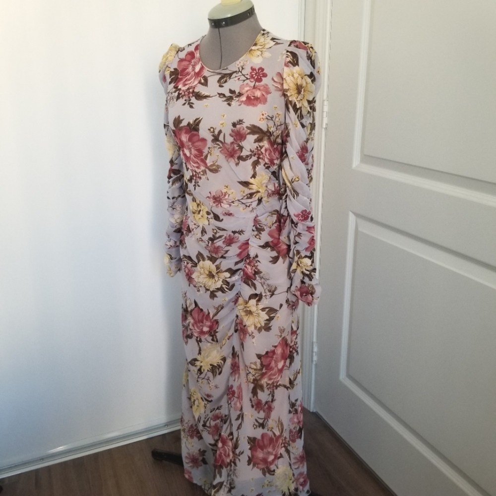 En Saison ruched maxi dress, size S - Picture 1 of 16